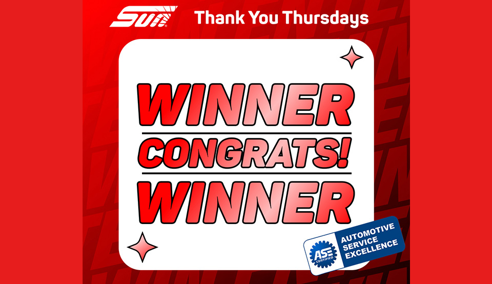 SUN Collision Names Winners of ‘Thank You Thursdays!’ Sweepstakes